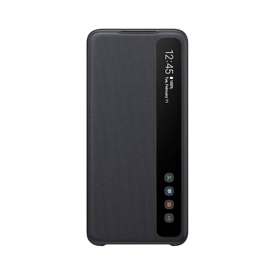 Amazon.co.jp: Galaxy S20 5G Smart Clear View Cover/ブラック